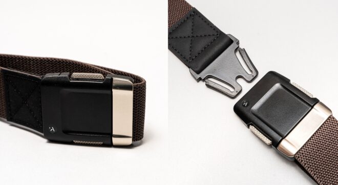 Arcade tapered buckle