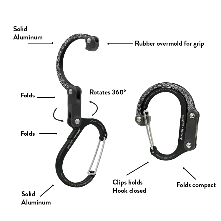 Heroclip X Carryology Seigaiha Stealth